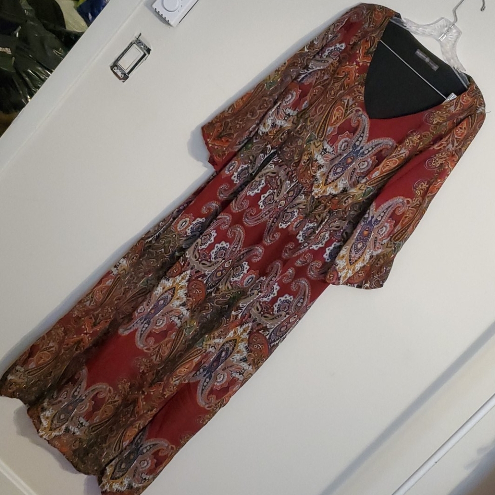 Maxi printed dress